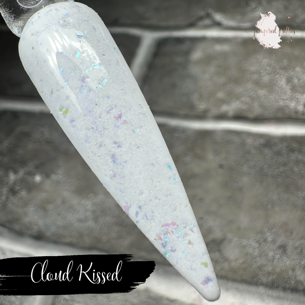 Cloud Kissed - White Flakie Dip Powder