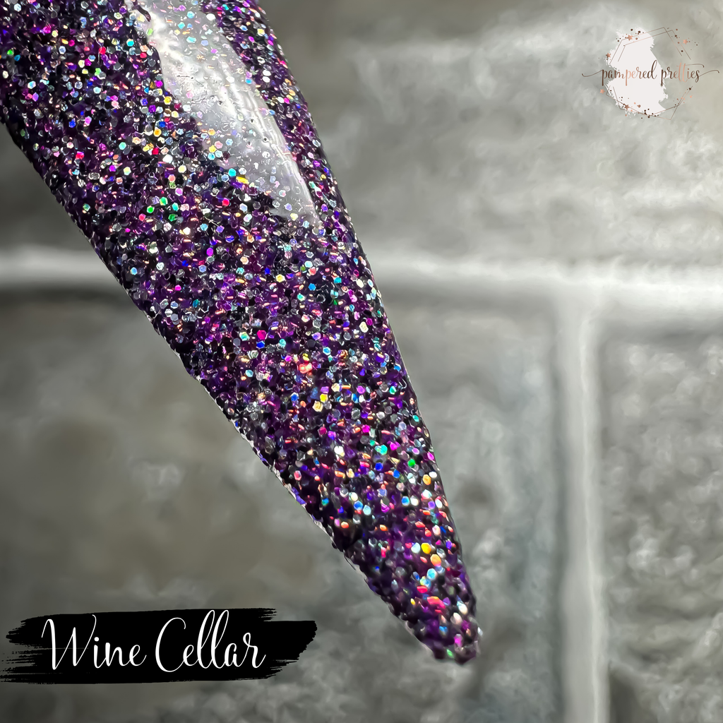 Wine Cellar - Fine Glitter Dip Powder