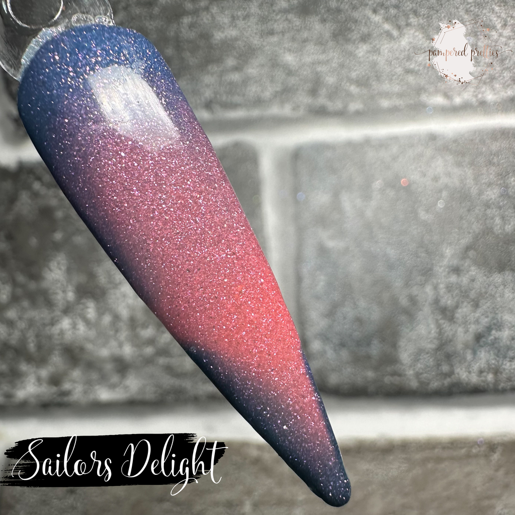 Sailor's Delight - Thermal Shimmer Dip Powder