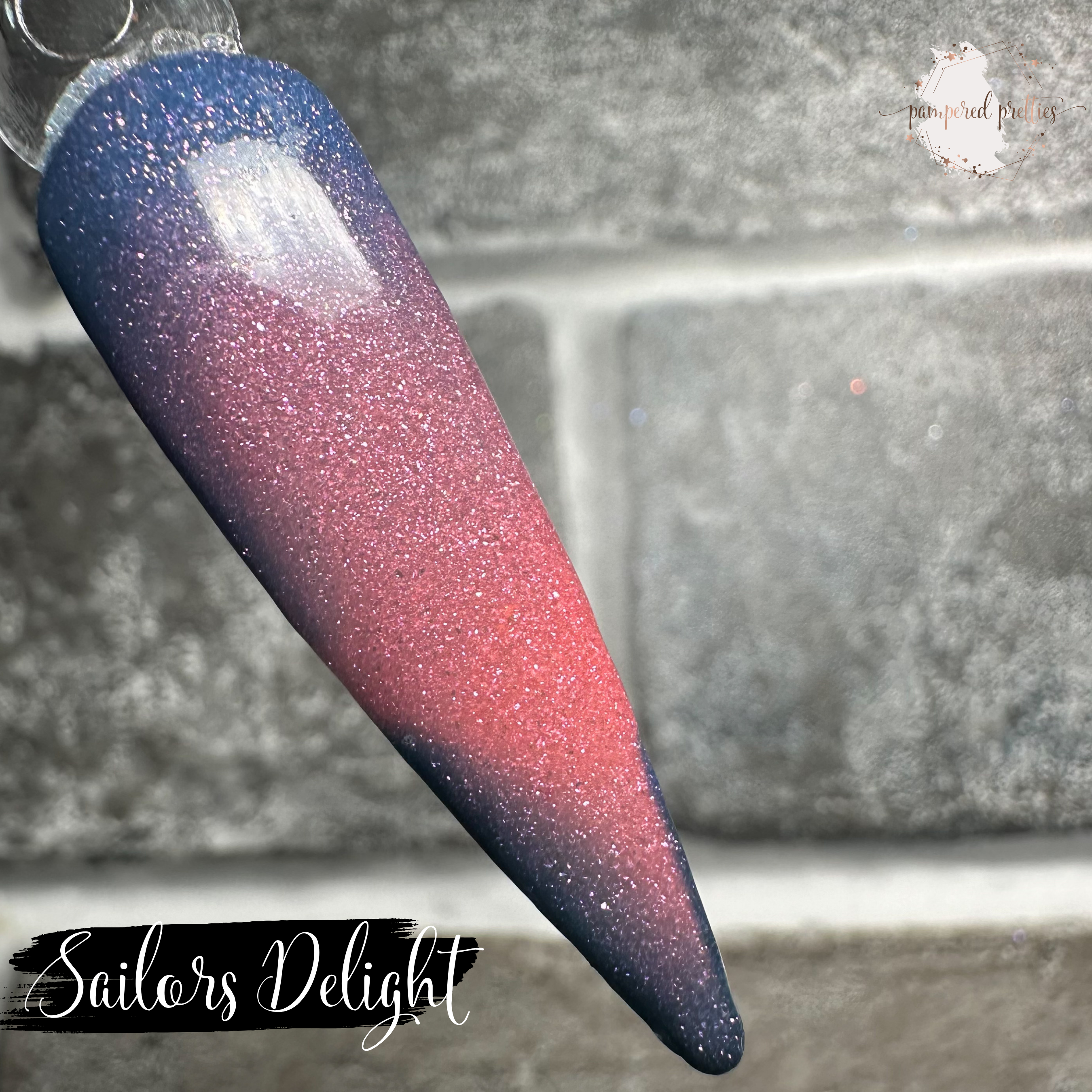 Sailor's Delight - Thermal Shimmer Dip Powder