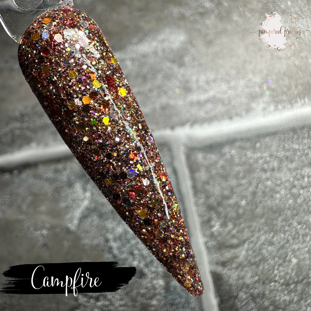 Campfire - Glitter Dip Powder