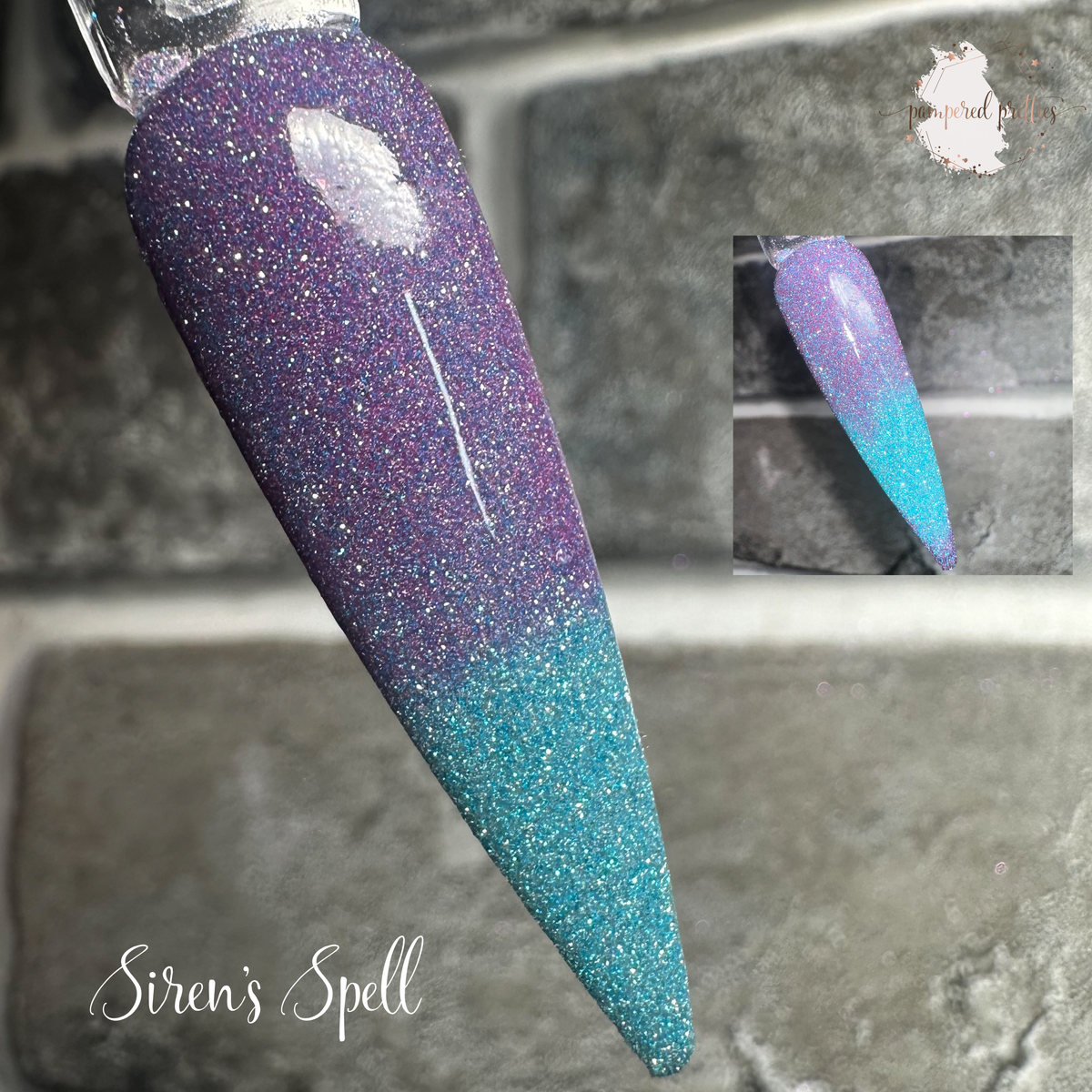 Siren's Spell - Thermal Reflective Glitter Dip Powder