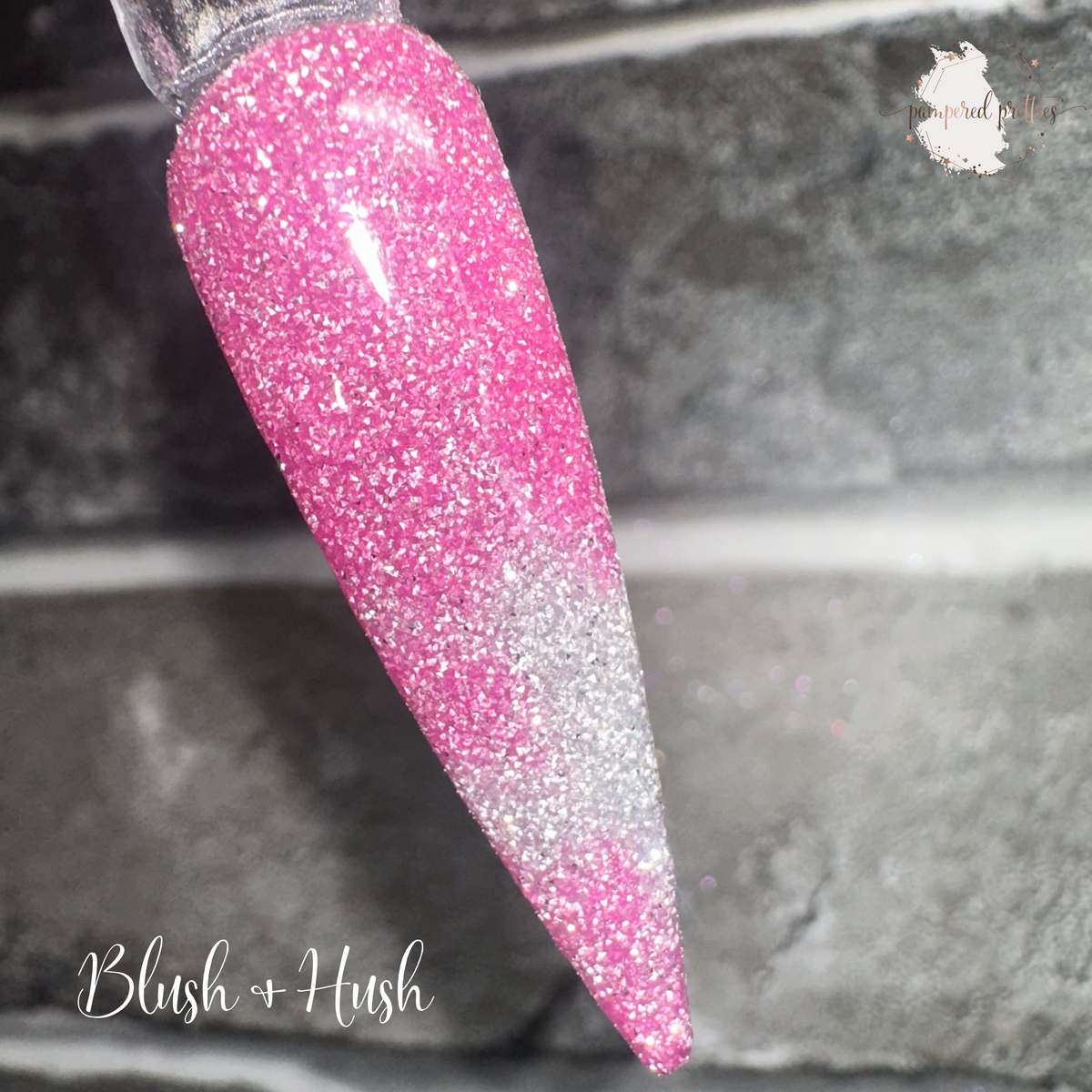 Blush & Hush - Thermal Reflective Glitter Dip Powder