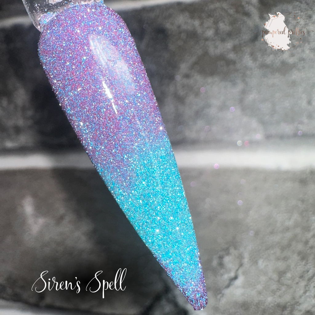 Siren's Spell - Thermal Reflective Glitter Dip Powder
