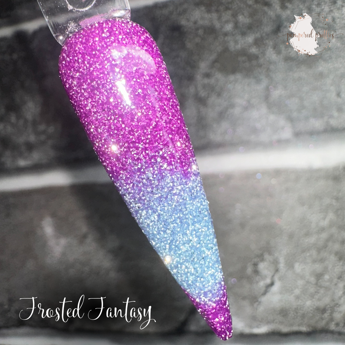 Frosted Fantasy - Thermal Reflective Glitter Dip Powder