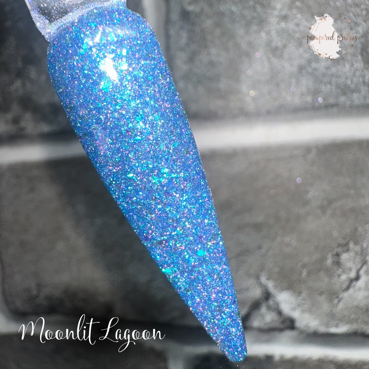 Moonlit Lagoon - Iridescent Flakie Reflective Shimmer Dip Powder