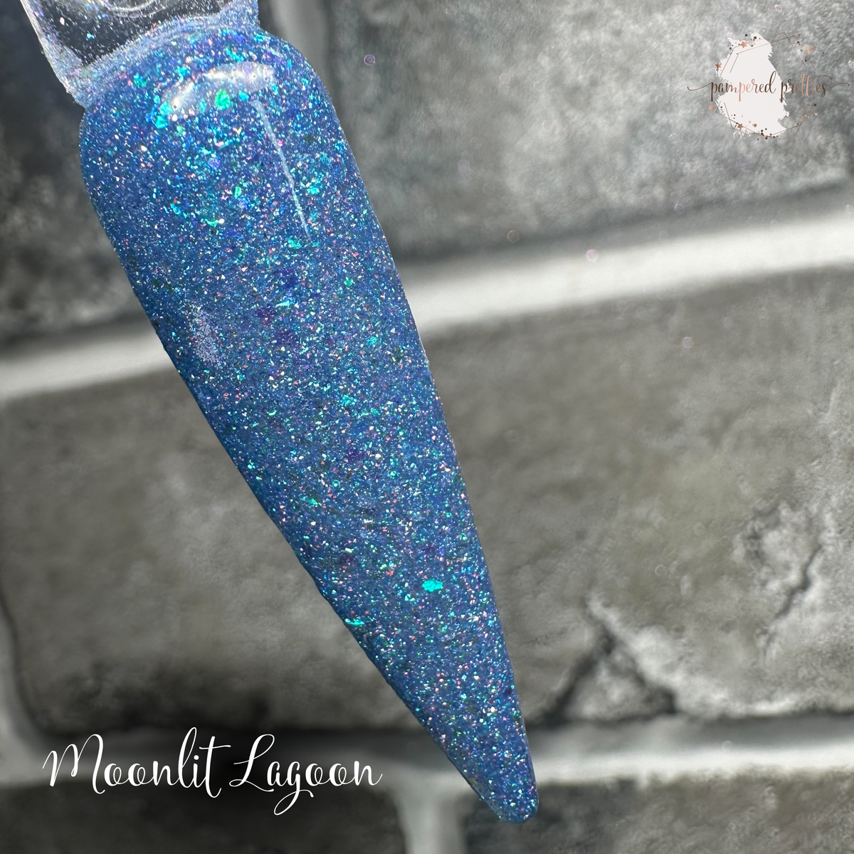 Moonlit Lagoon - Iridescent Flakie Reflective Shimmer Dip Powder