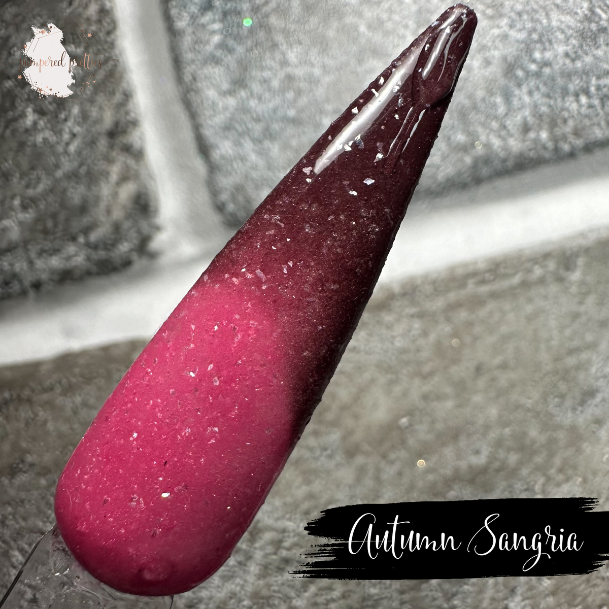 Autumn Sangria - Thermal Flakie Dip Powder