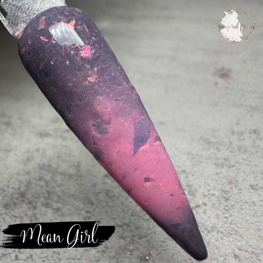 Mean Girl - Opal Flakie Dip Powder