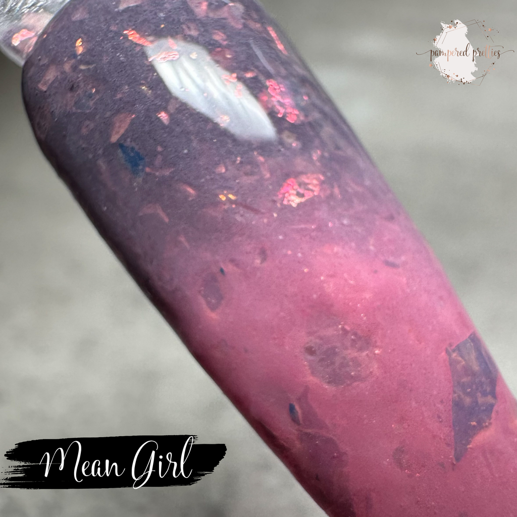 Mean Girl - Opal Flakie Dip Powder