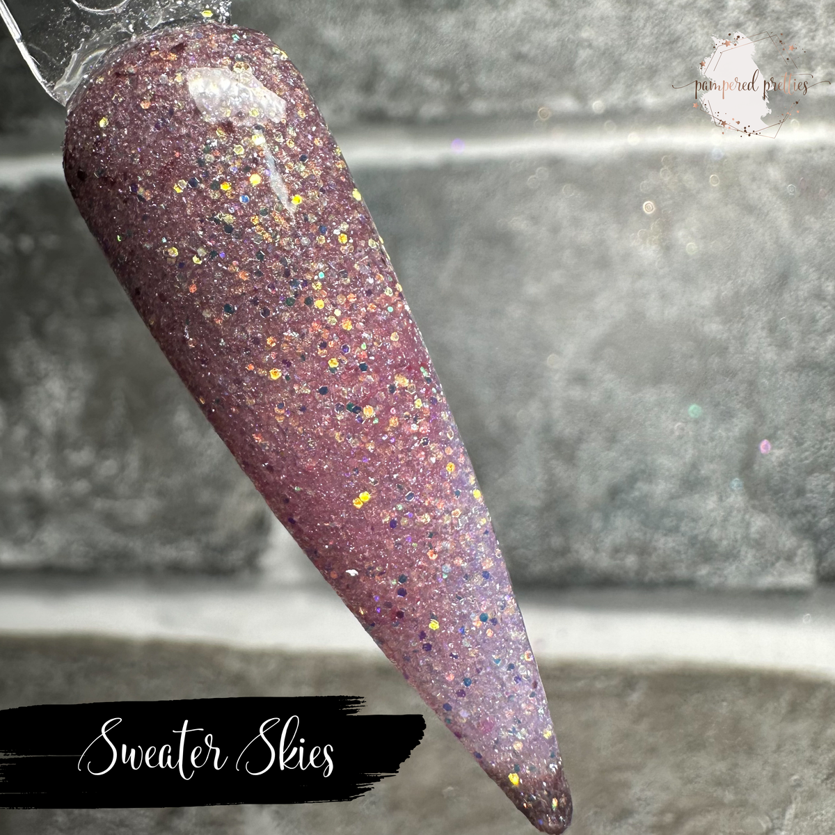 Sweater Skies - Triple Thermal Holographic Glitter Dip Powder
