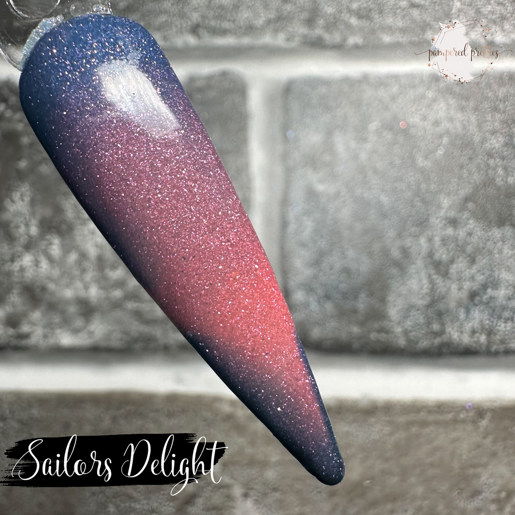 Sailor's Delight - Thermal Shimmer Dip Powder