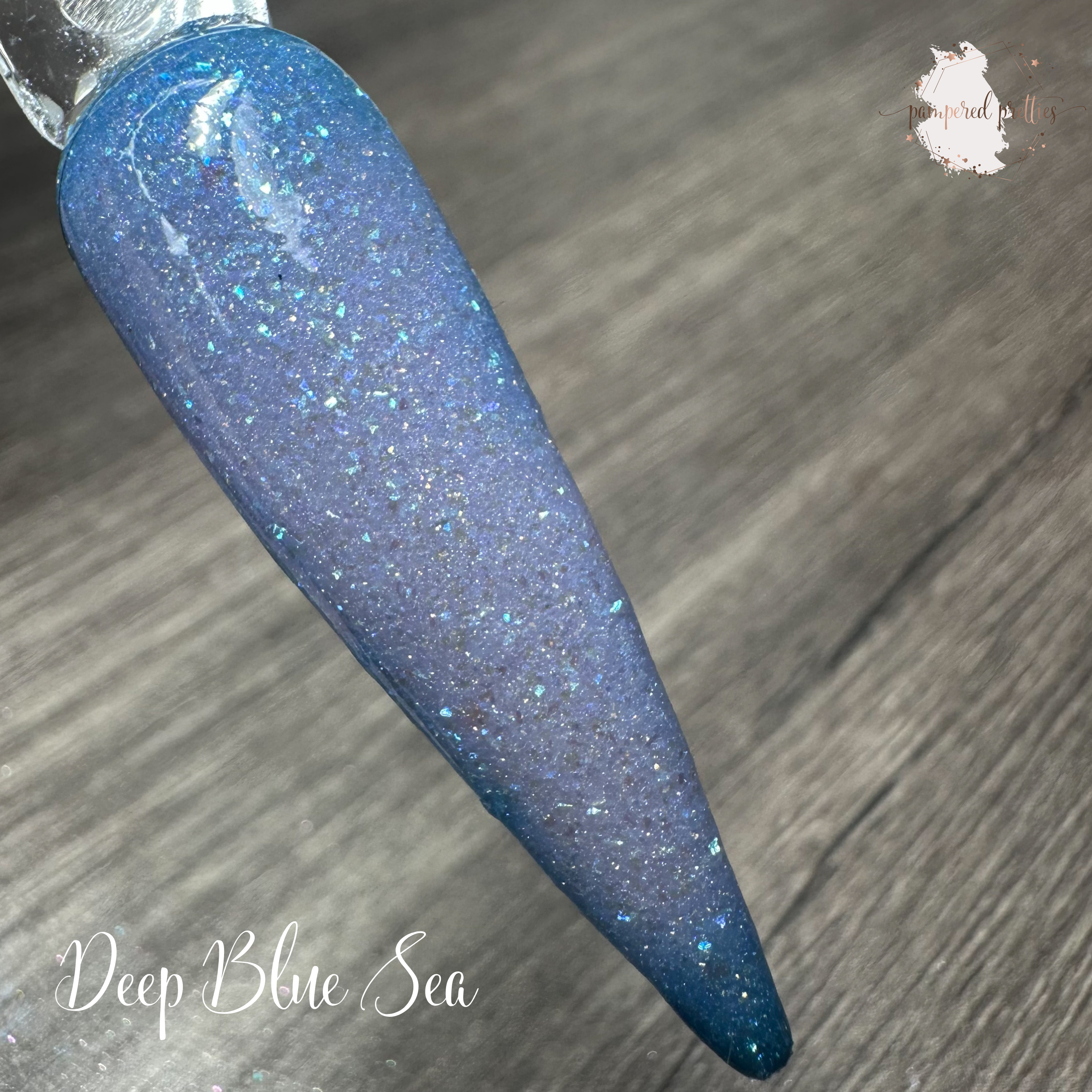 Deep Blue Sea - Triple Thermal Shimmer Dip Powder