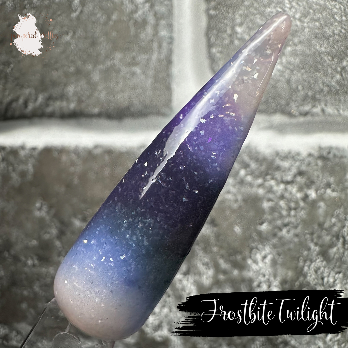 Frostbite Twilight - Triple Thermal Flakie Dip Powder