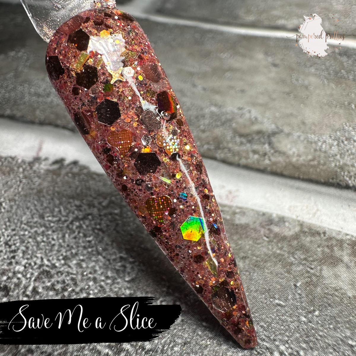 Save Me a Slice - Glitter Dip Powder