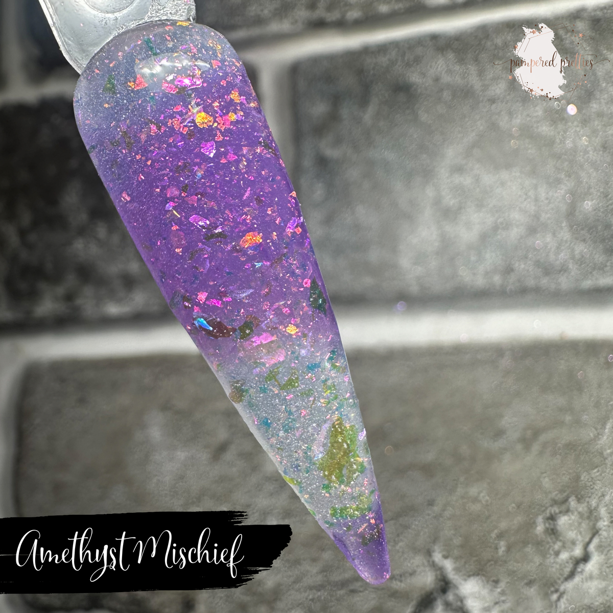 Amethyst Mischief - Thermal Flakie Dip Powder