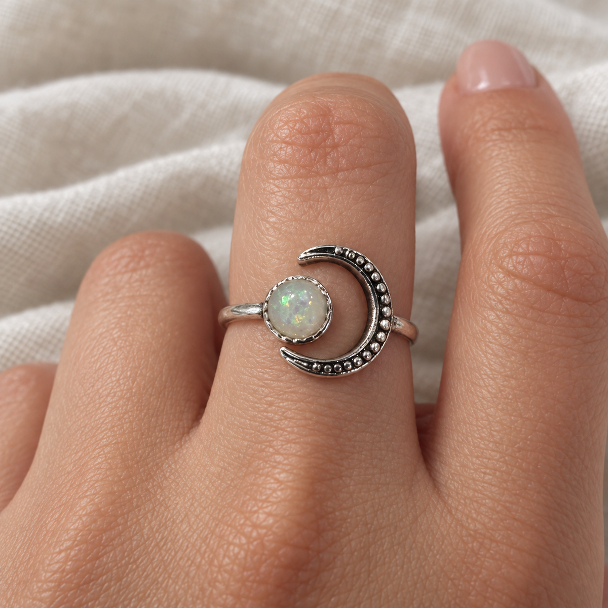 Crescent Moon Ring