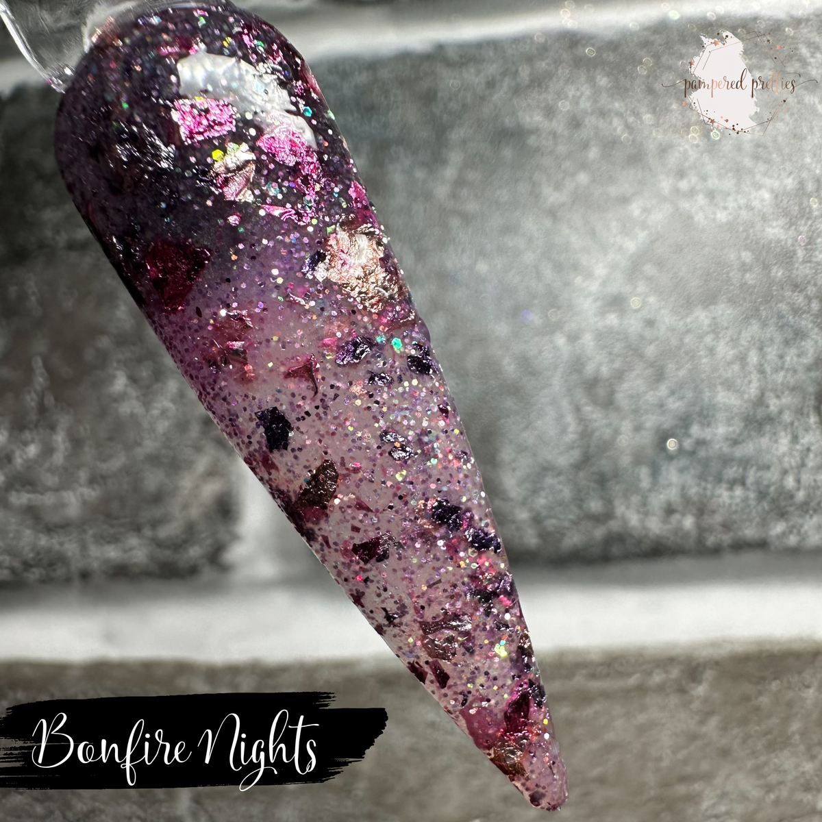 Bonfire Nights - Thermal Foil Holographic Glitter Dip Powder