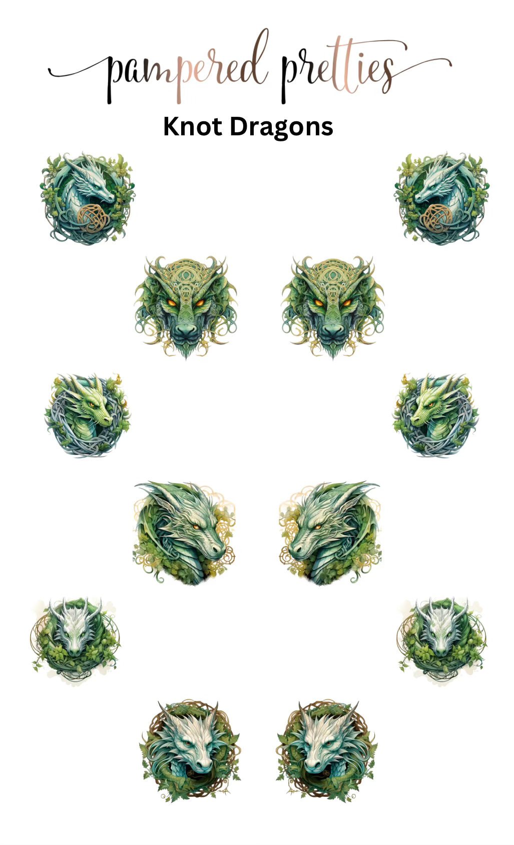 Midi Pretty - Knot Dragons