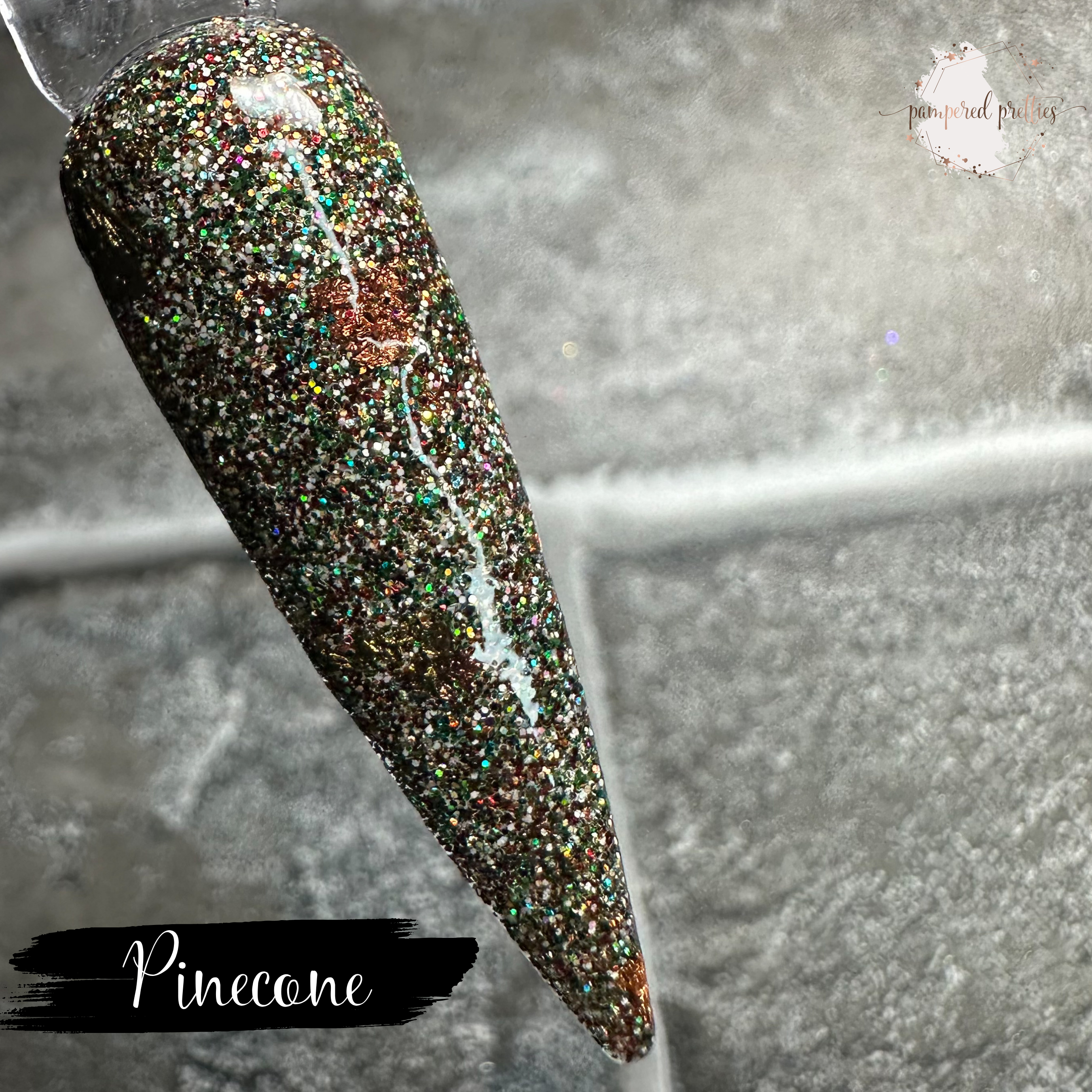 Pinecone - Fine Glitter Foil Dip Powder