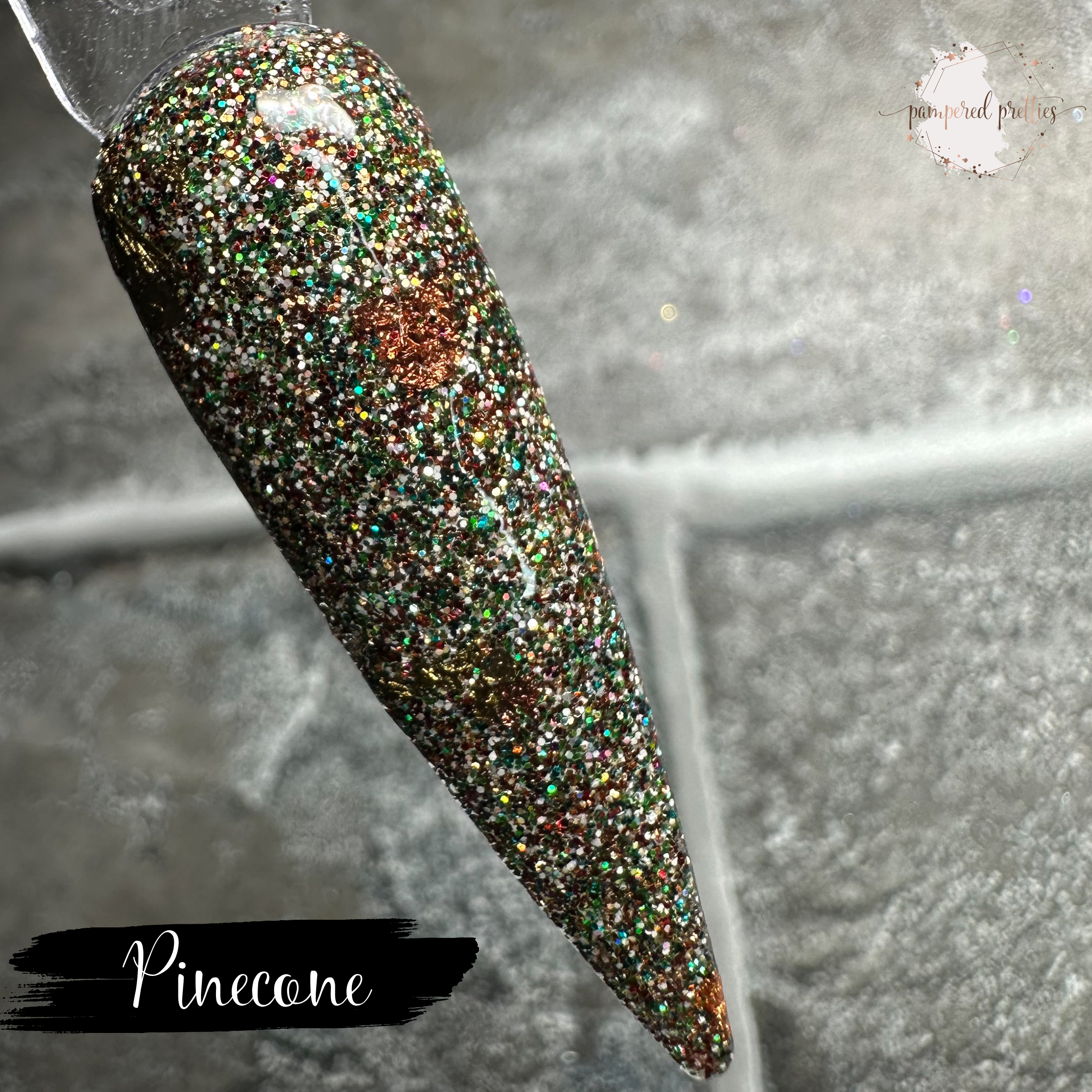 Pinecone - Fine Glitter Foil Dip Powder