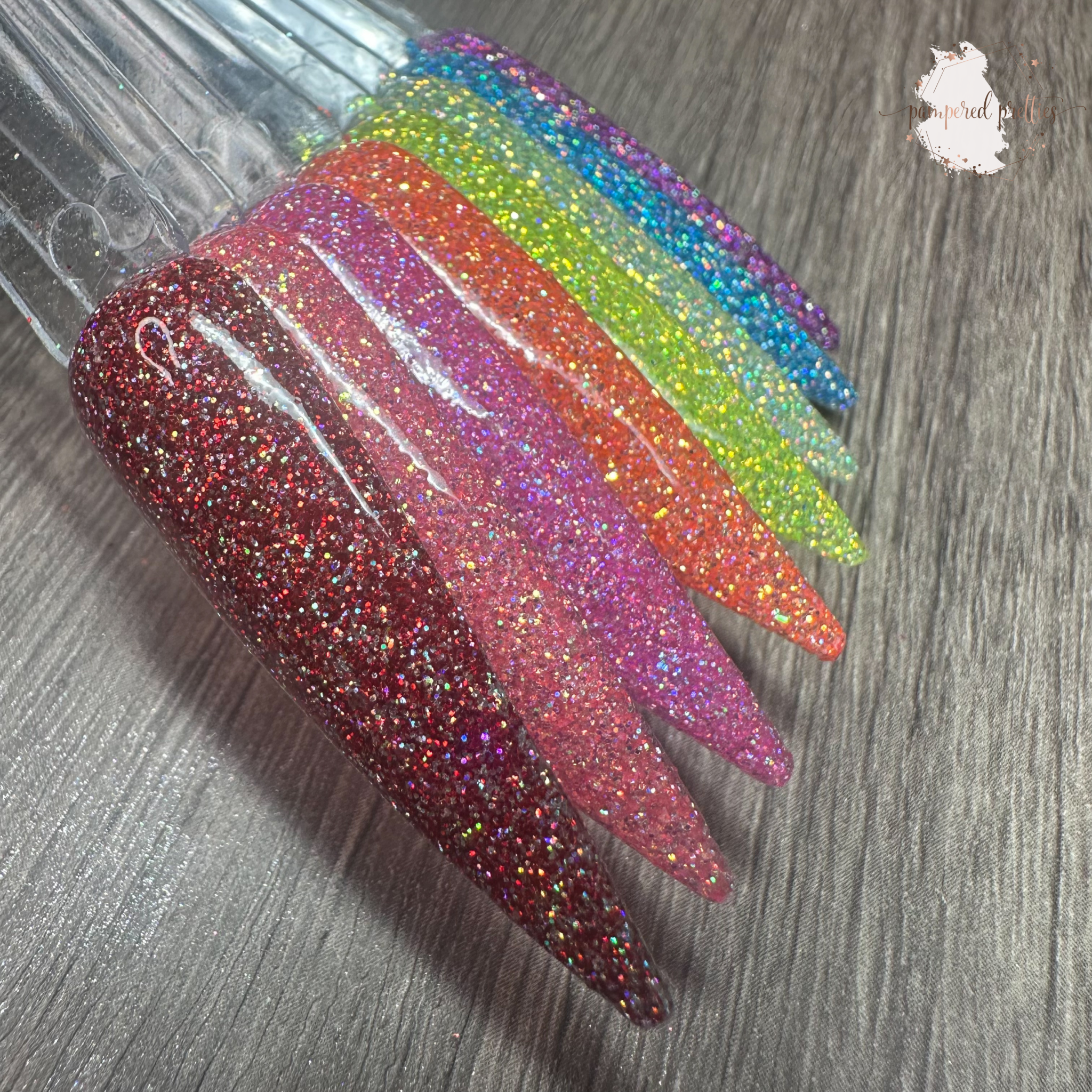 Açaí 2.0 - Holographic Glitter Dip Powder - Pampered Pretties