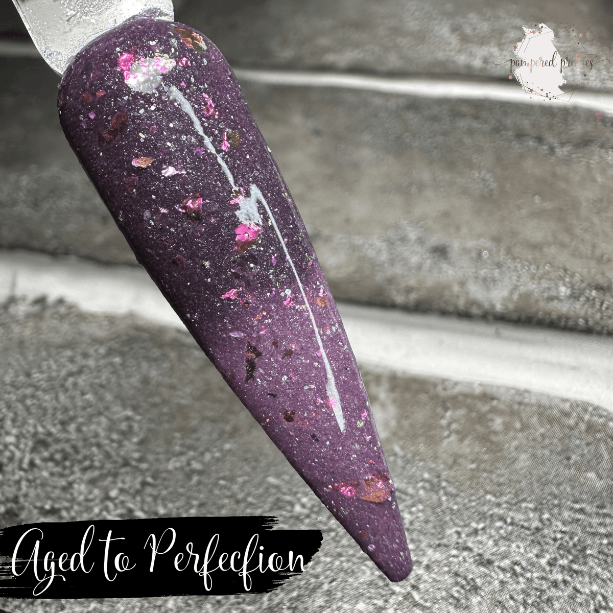 Aged to Perfection - Thermal Flakie Dip Powder - Pampered Pretties
