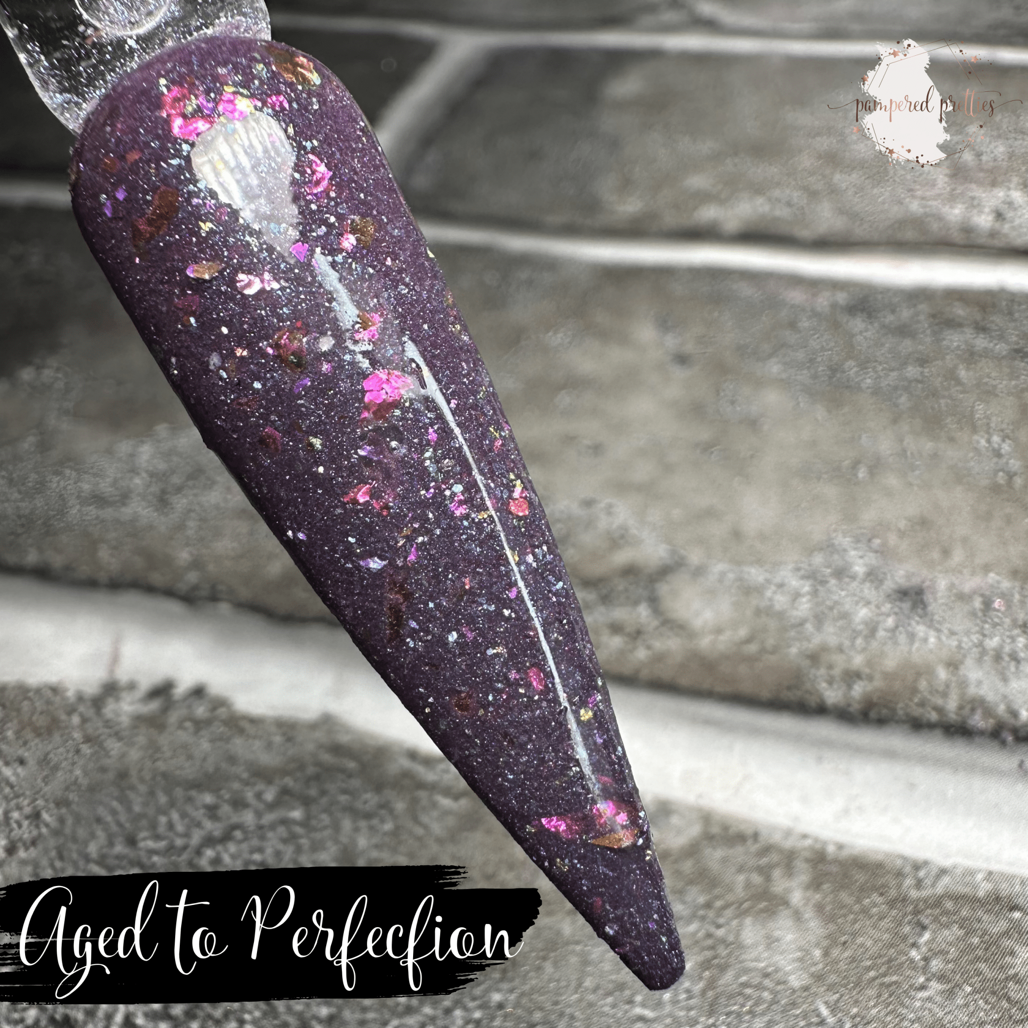Aged to Perfection - Thermal Flakie Dip Powder - Pampered Pretties