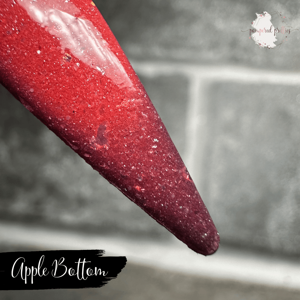Apple Bottom - Thermal Shimmer Flakie Dip Powder - Pampered Pretties