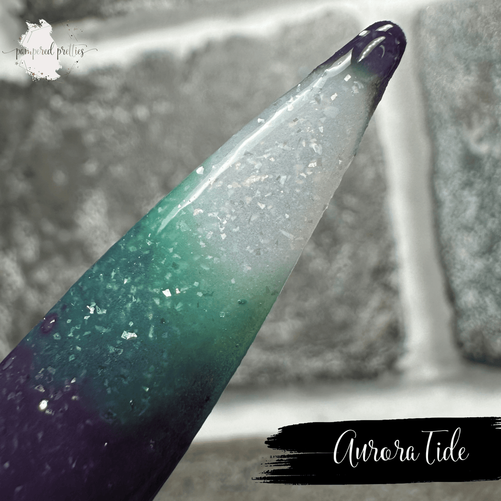 Aurora Tide - Triple Thermal Flakie Dip Powder - Pampered Pretties