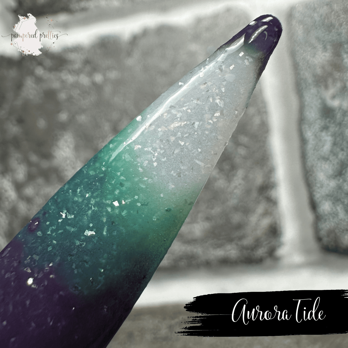 Aurora Tide - Triple Thermal Flakie Dip Powder - Pampered Pretties