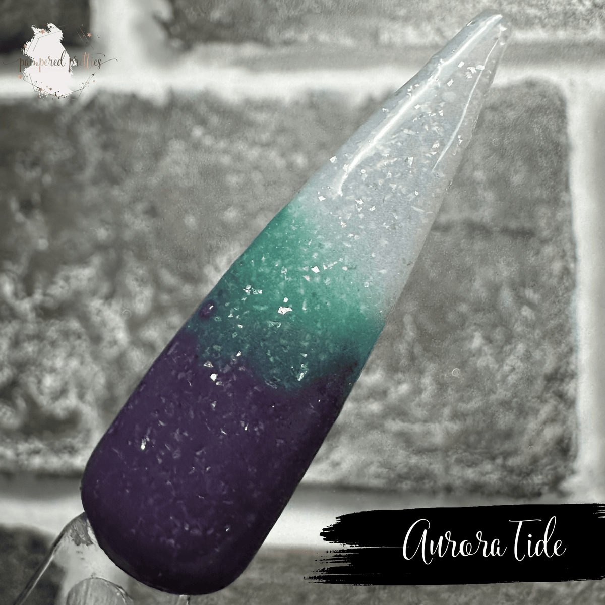 Aurora Tide - Triple Thermal Flakie Dip Powder - Pampered Pretties