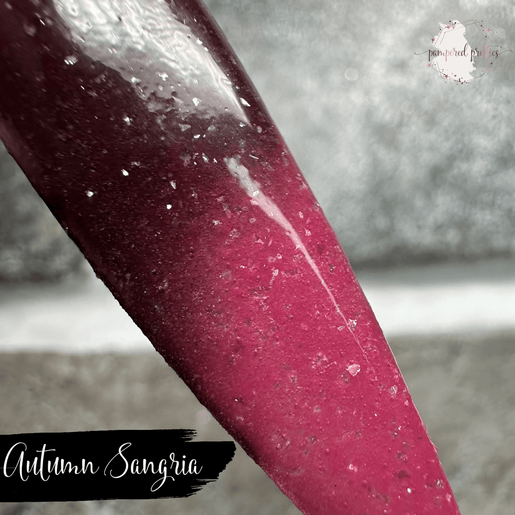 Autumn Sangria - Thermal Flakie Dip Powder - Pampered Pretties