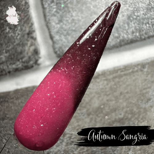 Autumn Sangria - Thermal Flakie Dip Powder - Pampered Pretties