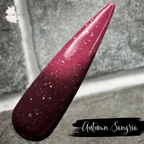 Autumn Sangria - Thermal Flakie Dip Powder - Pampered Pretties