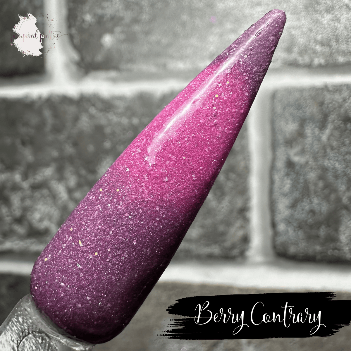 Berry Contrary - Thermal Shimmer Dip Powder - Pampered Pretties