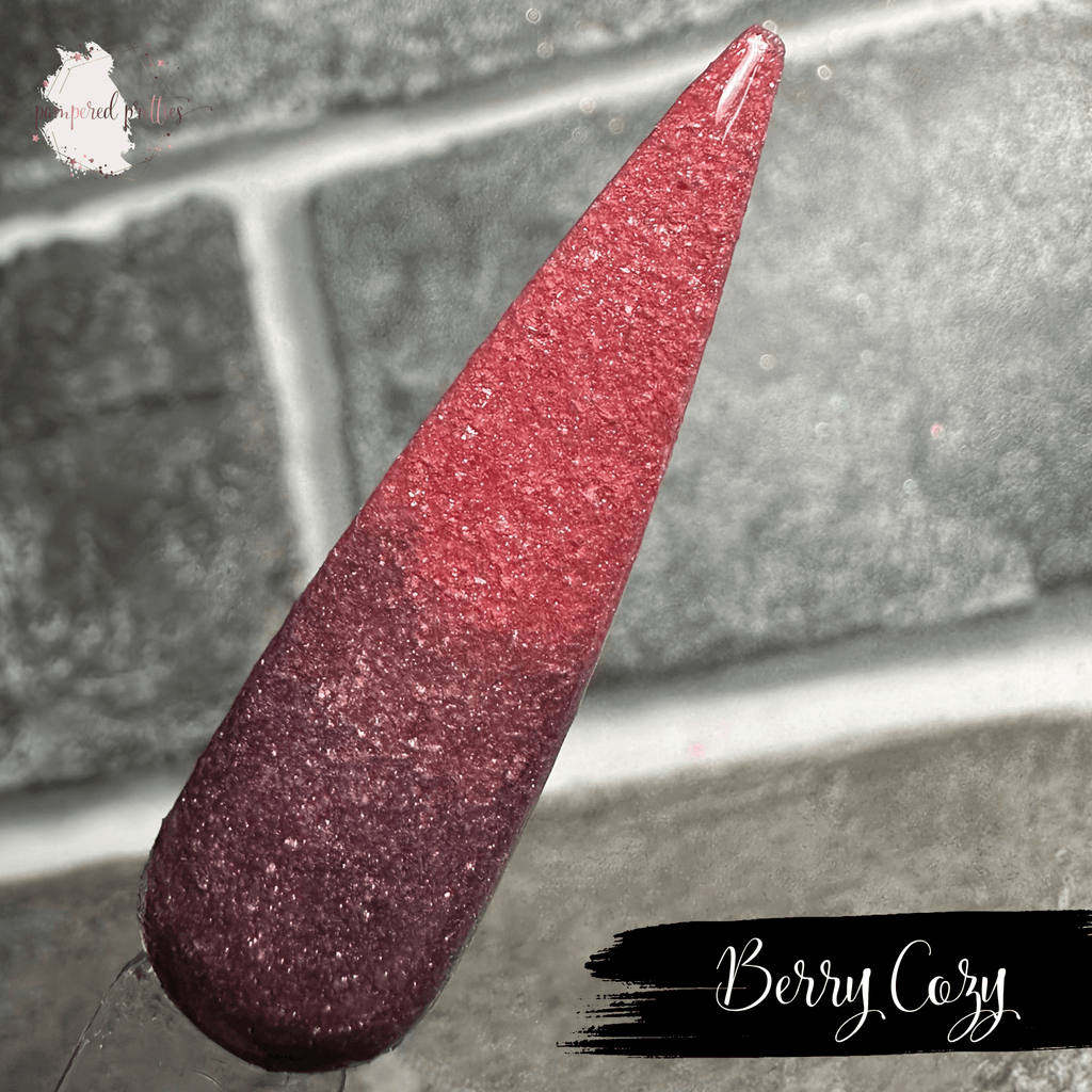 Berry Cozy - Thermal Shimmer Dip Powder - Pampered Pretties