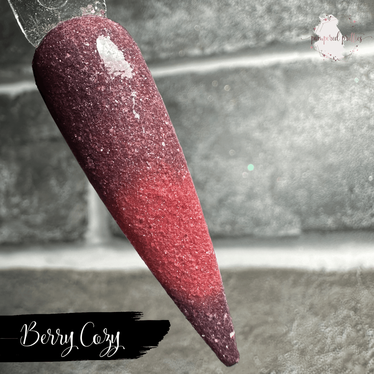 Berry Cozy - Thermal Shimmer Dip Powder - Pampered Pretties