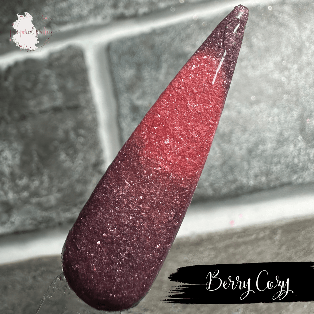 Berry Cozy - Thermal Shimmer Dip Powder - Pampered Pretties