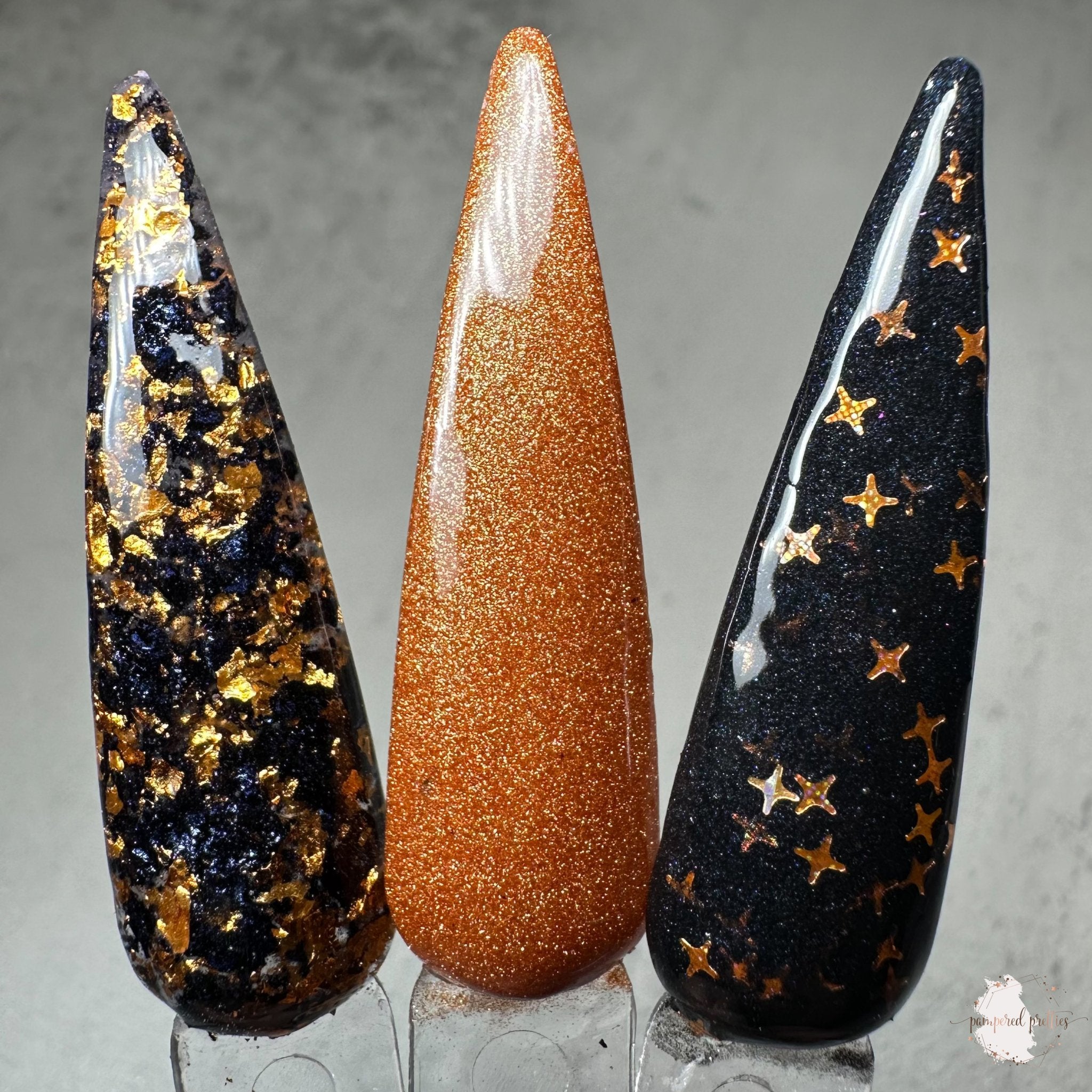 Black Flame Candle Trio - Pampered Pretties