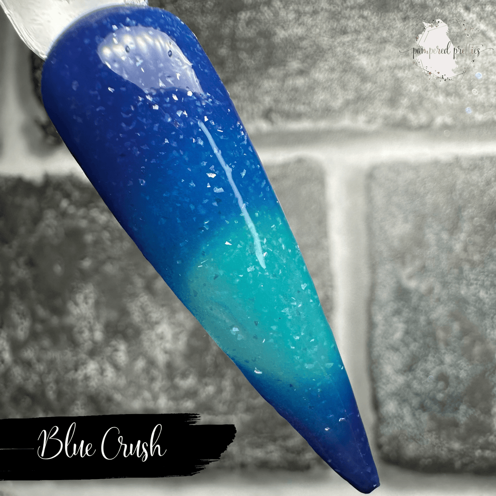 Blue Crush - Thermal Flakie Dip Powder - Pampered Pretties