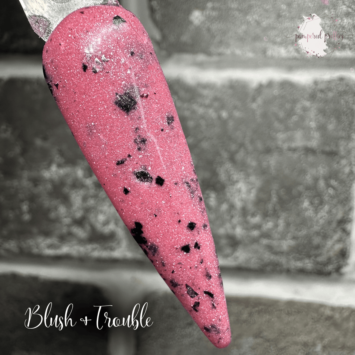 Blush & Trouble - Shimmer Flakie Dip Powder - Pampered Pretties