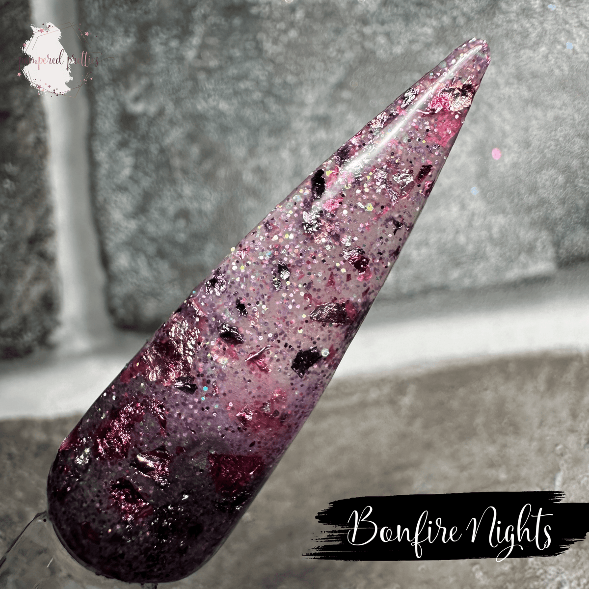 Bonfire Nights - Thermal Foil Holographic Glitter Dip Powder - Pampered Pretties