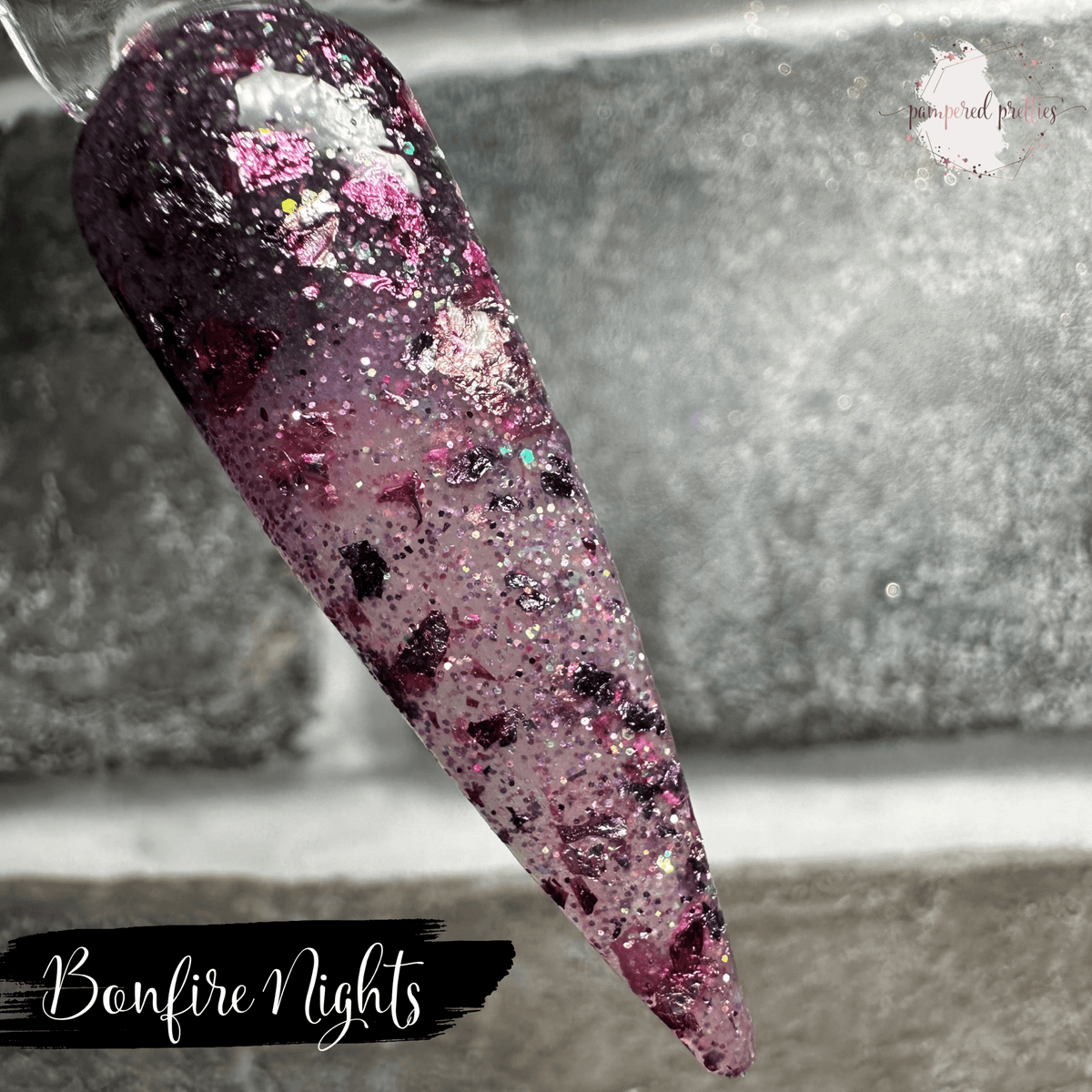 Bonfire Nights - Thermal Foil Holographic Glitter Dip Powder - Pampered Pretties