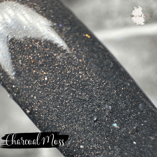 Charcoal Moss - Shimmer Flakie Dip Powder - Pampered Pretties