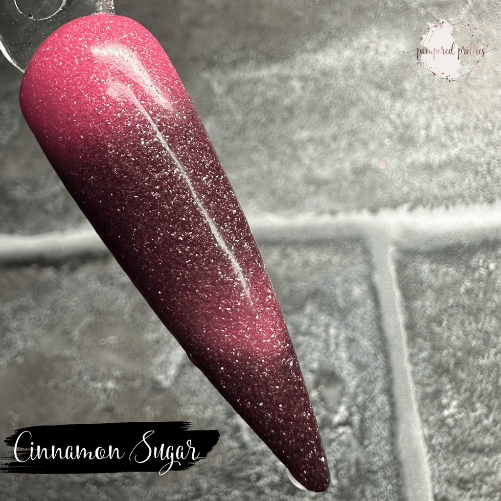 Cinnamon Sugar - Thermal Shimmer Dip Powder - Pampered Pretties