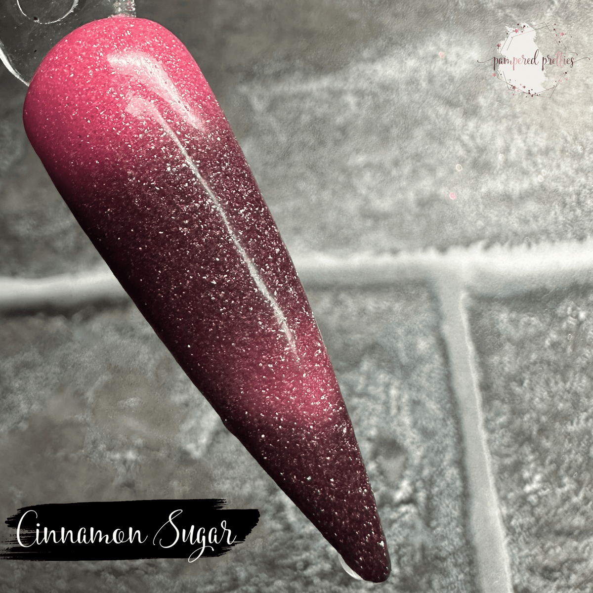 Cinnamon Sugar - Thermal Shimmer Dip Powder - Pampered Pretties