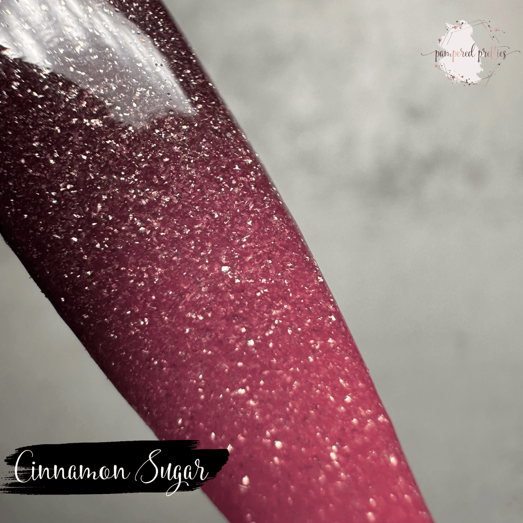 Cinnamon Sugar - Thermal Shimmer Dip Powder - Pampered Pretties
