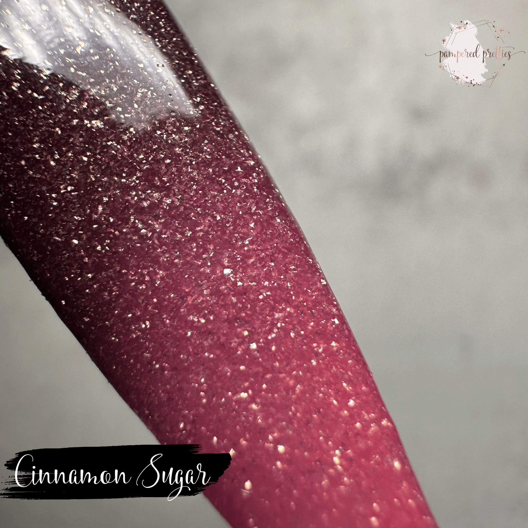 Cinnamon Sugar - Thermal Shimmer Dip Powder - Pampered Pretties