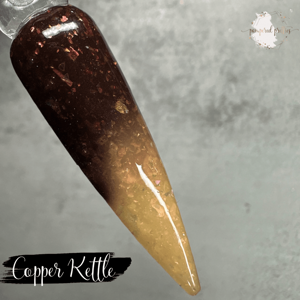 Copper Kettle - Thermal Flakie Dip Powder - Pampered Pretties